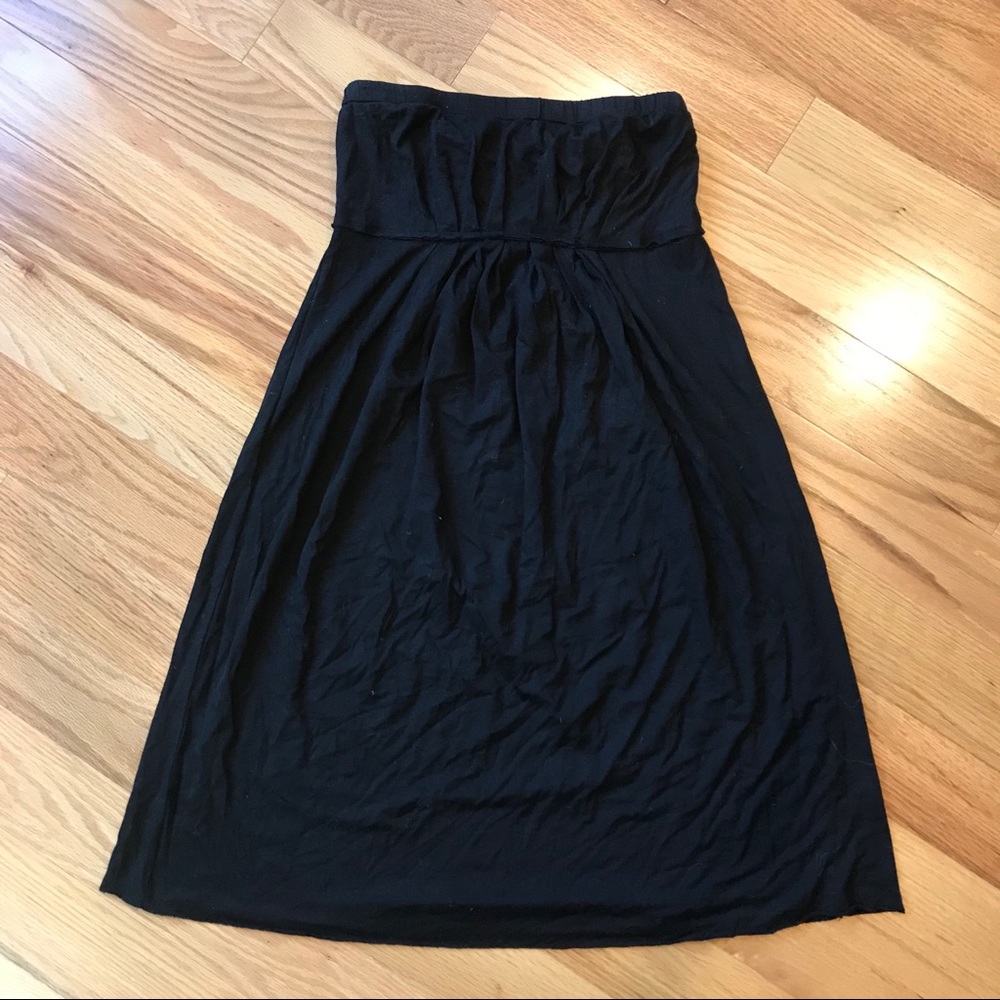 Black Strapless Dress